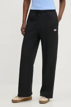 Dickies pantaloni de trening femei, culoarea negru, neted, DK0A4Z2VBLK1 imagine