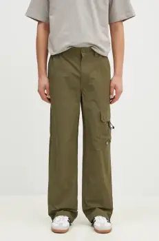 Dickies pantaloni Jackson Cargo Pant barbati, culoarea verde, drept, DK0A4XK4 imagine