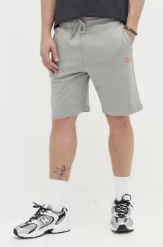 Dickies pantaloni scurti din bumbac culoarea gri, melanj imagine