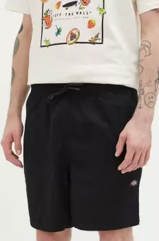 Dickies pantaloni scurti din bumbac culoarea negru imagine