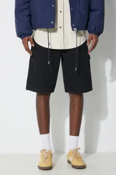 Dickies pantaloni scurti din bumbac Duck Canvas culoarea negru, DK0A4XNG imagine