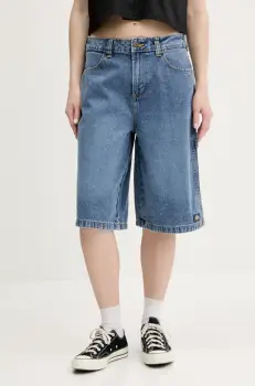 Dickies pantaloni scurti jeans uni, high waist, DK0A4Z85K211 imagine