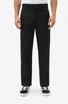 Dickies pantaloni Spodnie Dickies Work Pant Rec DK0A4XK9BLK barbati, culoarea negru, drept DK0A4XK9BLK-black imagine