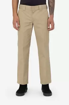 Dickies pantaloni Work Pant Rec barbati, culoarea bej, drept imagine