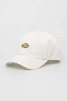 Dickies sapca de baseball din bumbac culoarea alb, cu imprimeu imagine