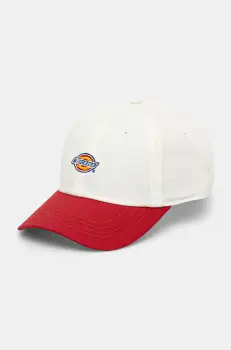 Dickies sapca de baseball din bumbac culoarea bej, cu imprimeu, DK0A4Z6LC481 imagine