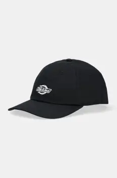 Dickies sapca de baseball din bumbac culoarea negru, cu imprimeu, DK0A4Z6NBLK1 imagine