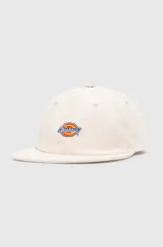 Dickies sapca de baseball din catifea CHASE CITY CAP culoarea alb, cu imprimeu, DK0A4YPJ imagine