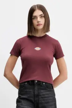 Dickies tricou culoarea bordo, DK0A4ZAO imagine