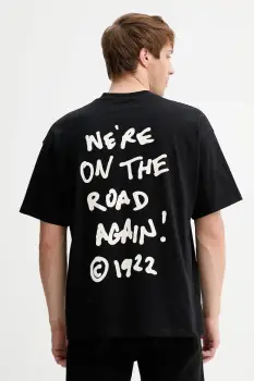 Dickies tricou din bumbac culoarea negru, cu imprimeu, DK0A87QO imagine