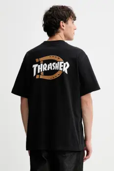 Dickies tricou din bumbac culoarea negru, cu imprimeu, DK0A88IU imagine