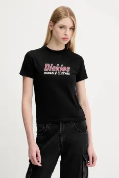 Dickies tricou din bumbac culoarea negru, DK0A87Q5 imagine