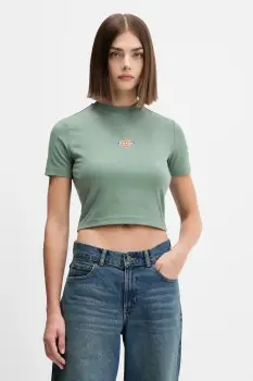 Dickies tricou din bumbac culoarea verde, DK0A4XPO imagine