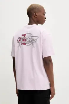 Dickies tricou din bumbac culoarea violet, cu imprimeu, DK0A87QP imagine