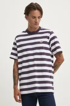Dickies tricou din bumbac culoarea violet, modelator imagine