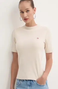 Dickies tricou MARYSVILLE femei, culoarea bej, DK0A4YHD imagine