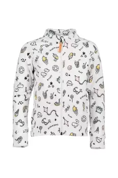 Didriksons bluza copii JADIS PR KIDS FZ culoarea alb, modelator imagine