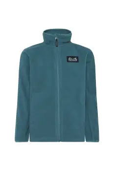 Didriksons bluza MALAKIT KIDS FZ culoarea turcoaz, uni, 505988 imagine