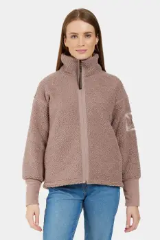 Didriksons bluza MELLA femei, culoarea violet, neted, 505446 imagine