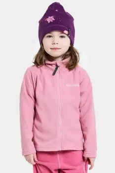 Didriksons bluza MONTE KIDS FZ 10 culoarea roz, uni, 505026 imagine