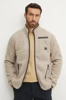 Didriksons bluza PHOENIX barbati, culoarea bej, melanj, 505076 imagine