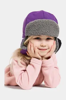 Didriksons caciula copii BIGGLES CAP culoarea violet imagine