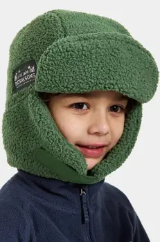 Didriksons caciula copii GOSIG CAP culoarea verde, 505565 imagine