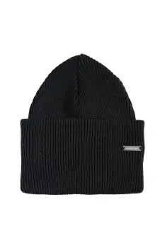 Didriksons caciula din bumbac RIVER culoarea negru, 505756 imagine