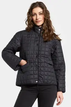 Didriksons geaca ALBA culoarea negru, de tranzitie, 505874 imagine