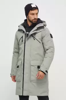 Didriksons geaca barbati, culoarea verde, de iarna imagine