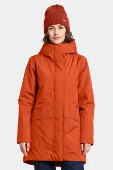 Didriksons geaca CAJSA culoarea portocaliu, de iarna, 505938 imagine