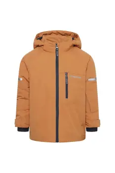 Didriksons geaca copii FALKEN KIDS JKT culoarea maro, 505849 imagine