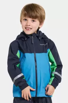 Didriksons geaca copii PILVI KIDS JKT culoarea verde imagine