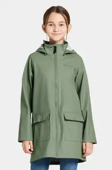 Didriksons geaca de ploaie copii GIGA KIDS JKT culoarea verde, 505690 imagine