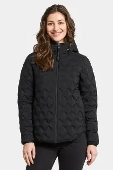 Didriksons geaca EVELYN culoarea negru, de tranzitie, 505821 imagine