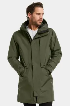 Didriksons geaca KENNY culoarea verde, de iarna, 505937 imagine