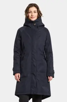 Didriksons geaca LUNA culoarea bleumarin, de iarna, oversize, 505930 imagine