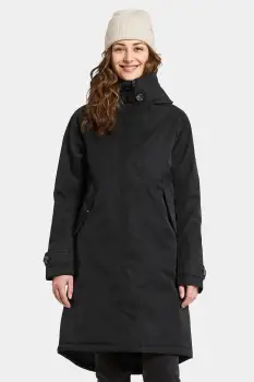 Didriksons geaca LUNA culoarea negru, de iarna, oversize, 505930 imagine
