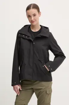 Didriksons geaca MABEL culoarea negru, de tranzitie, 505722 imagine