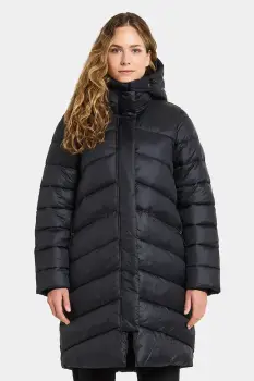 Didriksons geaca MARION culoarea negru, de iarna, oversize, 505921 imagine