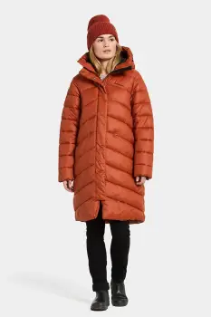 Didriksons geaca MARION culoarea portocaliu, de iarna, oversize, 505921 imagine