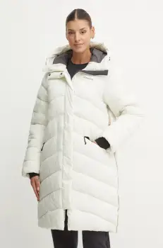 Didriksons geaca MARION femei, culoarea alb, de iarna, 505408 imagine