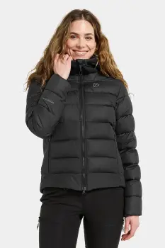 Didriksons geaca TEJLA culoarea negru, de iarna, 505887 imagine