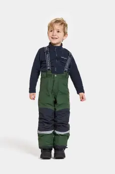Didriksons pantaloni de schi pentru copii IDRE KIDS PANTS culoarea verde imagine