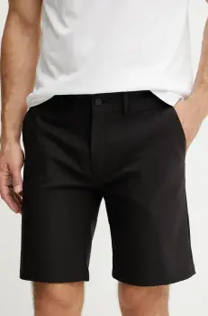 Didriksons pantaloni scurti IAN barbati, culoarea negru, 505304 imagine