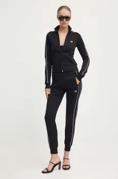 Diesel bluza F-JAMILA-PIPING-D femei, culoarea negru, neted, A15039.0DLAA imagine