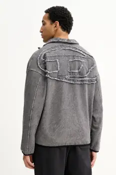 Diesel bluza S-BATY-NEW culoarea gri, uni, A19407.0AJFN imagine