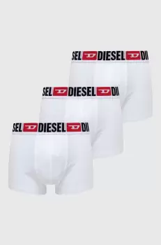 Diesel boxeri 3-pack barbati, culoarea alb imagine