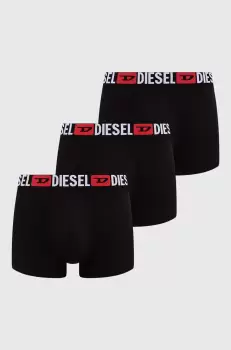 Diesel boxeri 3-pack barbati, culoarea negru imagine