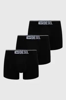 Diesel boxeri 3-pack barbati, culoarea negru imagine